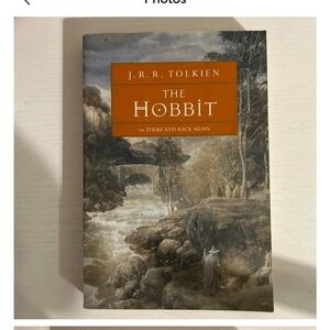 The Hobbit by - Orange and Gray Cover